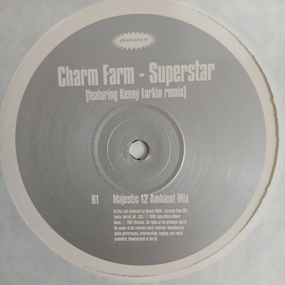 Charm Farm - Superstar Including Kenny Larkin Remix - 12" Vinyl - 1996 Foto 2 de 3