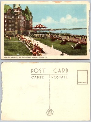 Dufferin Terrace Quebec Canada Carousel Postcard