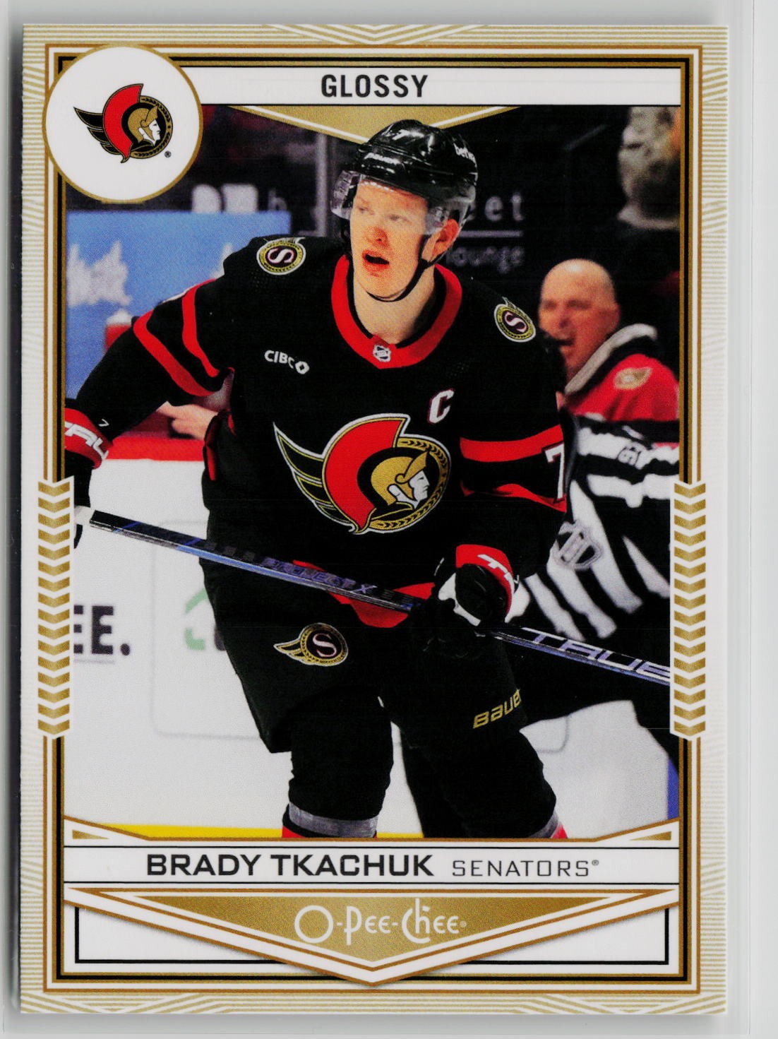 Brady Tkachuk - 2024-25 Upper Deck O-Pee-Chee Glossy Gold #OG-2 Ottawa Senators