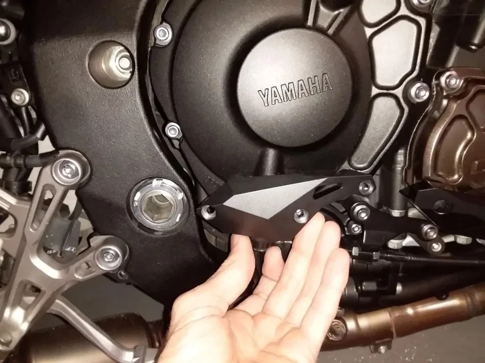 Protector de choque deslizante para marco de motor de motocicleta para Yamaha YZF R1 2015-2017 Foto 3 de 4