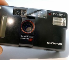 Olympus Infinity Jr. 35mm Point  Shoot Film Camera - AS IS PARTS or REPAIR