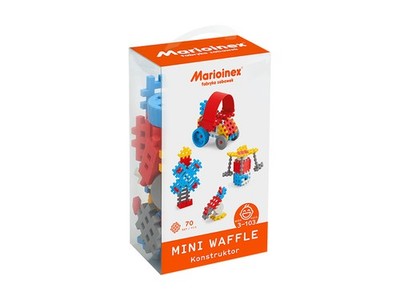 5903033902806 Klocki konstrukcyjne Mini Waffle 70 elementów Konstruktor Średni n