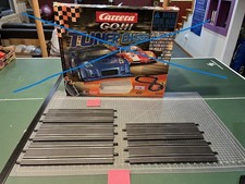 Carrera Go 1:43 Slot Car FIVE 5 61656 Straight Track Pieces 13.5" 244mm Lot F