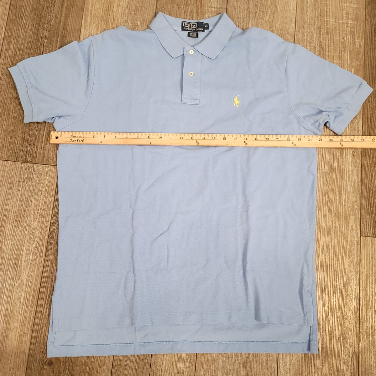 【19:33- 特価】Polo Ralph Lauren ＨJKT Polo Ralph Lauren Polo Shirt Knit Cotton Light Blue / Yellow Pony