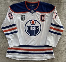 McDAVID 2024 Edmonton Oilers Jersey Stanley Cup Patch nhl hockey 54 XL adidas