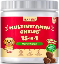 Dog Multivitamin, chewable multivitamin for Dogs, Supplements Hip ...