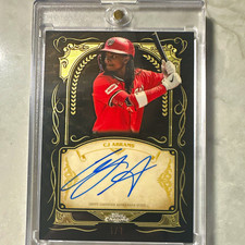 Marketplace image: Topps 2026 Chrome Black CJ Abrams Autographs SuperFractor 1/1 Auto #CBA-CA