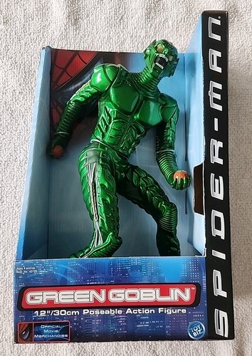 Spider Man Movie 12" Green Goblin Poseable Action Figure 2002, ToyBiz Unopened! - Picture 1 of 10