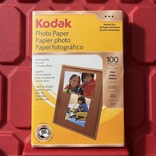 Kodak Photo Paper High Gloss 4 x 6 100 Sheets Instant Dry NEW SEALED