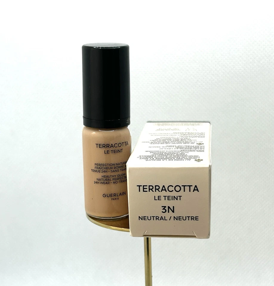 Guerlain Terracotta Le Teint Foundation 3N Mini  Neutral 5 ml Trial Size 24 HR - Image 3 of 4