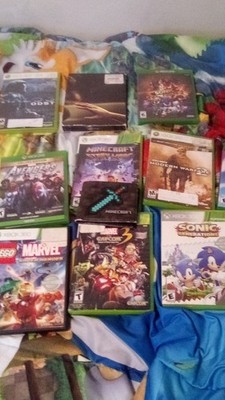Microsoft Xbox 360 Game Lot - Marvel, Minecraft, Sonic, LEGO, Action/Adventure