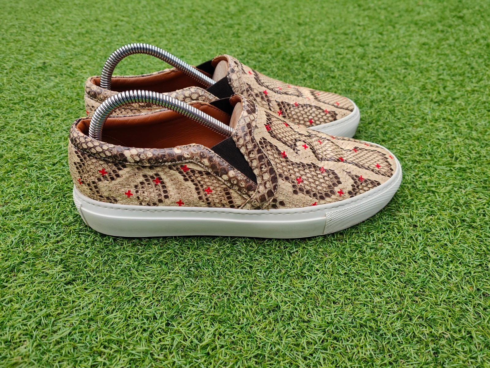 Givenchy python leather skate slip on sneaker, si… - image 2