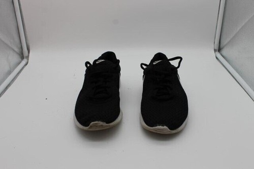 A0282 Nike Chaussures Noir Uni Avec Blanche Semelle Et Nike-Logo Gr.37,5 - Photo 1/1