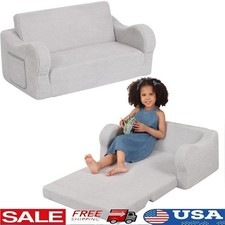 Toddler Couch Flip Sofa Chair Portable Kids Convertible Nap Mat Toy Storage New