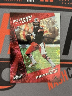 2021 Panini Player of the Day - Baker Mayfield #10 Kaboom /99
