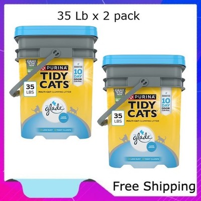 Purina Tidy Cats With Glade Clear Springs Scented, Odor Control, Clumping Litter