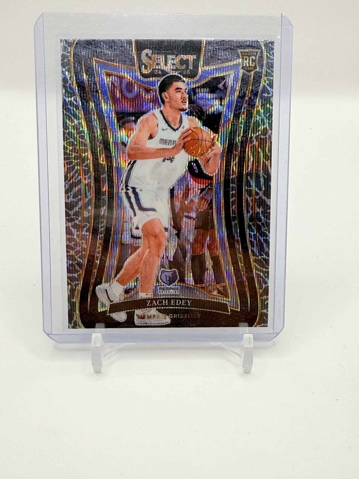 Zach Edey 2024-25 PANINI SELECT ELEPHANT PRIZM RC Mezzanine SSP