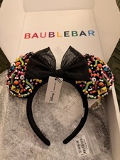 BaubleBar Disney 2026 Halloween Candy Minnie Ears Headband NWT