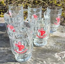 6 Bierkrüge PARKBRÄU 40cl Deutsches Bier Frisch vom Fass