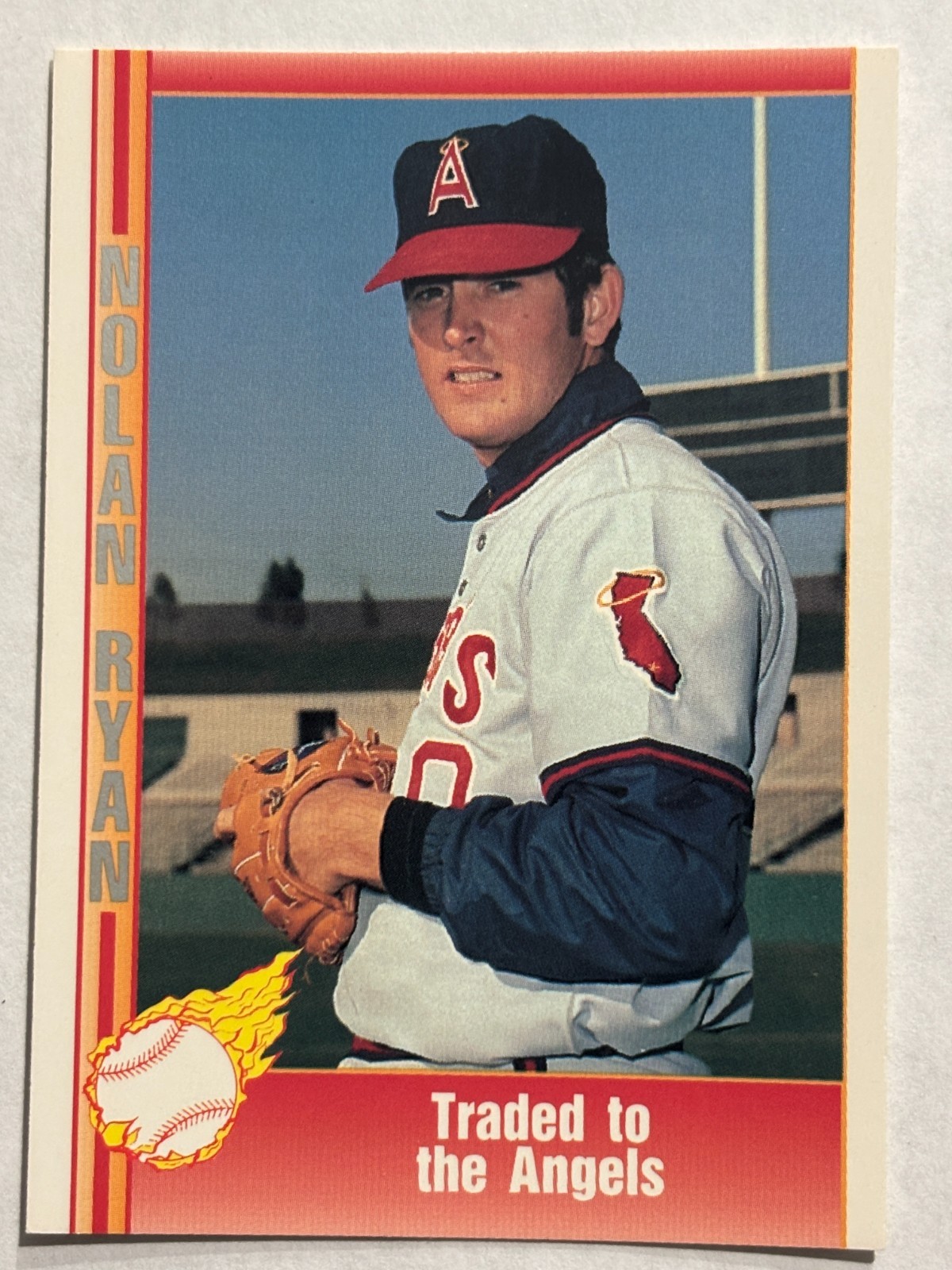 1991 Pacific #19 Nolan Ryan California Angels Traded