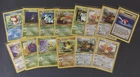 1st Ed Tauros, Meowth, and Other Jungle Set WOTC Pokemon Card Lot EXCELLENT