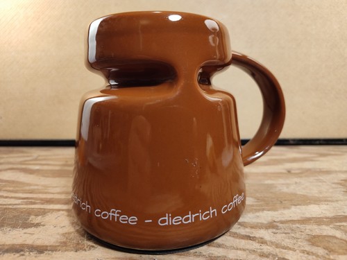 Vintage 16 oz Diedrich Coffee Wide Base Travel Mug w/Lid by High Wave Designs