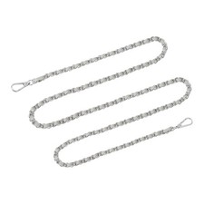 Purse Strap, 55" Leather for Shoulder and Cross Body Strap Gray, Silver 