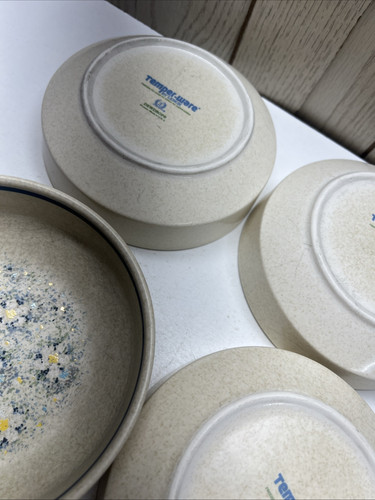 Vintage Lenox Temperware Tautropfen Müsli/Suppenschüsseln 5er Set eingestellt - Bild 9 von 9