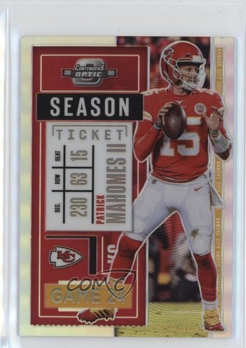 Patrick Mahomes II #28 2020 Panini Contenders Optic card