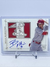 2014 Panini National Treasures 46/99 Billy Hamilton #12 MLB Players Choice Auto
