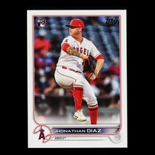 Jhonathan Diaz RC 2022 Topps Rookie Angels