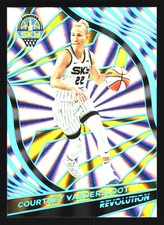 2022 Panini Revolution WNBA #32 Courtney Vandersloot Sunburst #/75