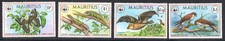 1978 Mauritius, World Nature Conservation - 4 Values, Yvert Catalog No. 476/79 -