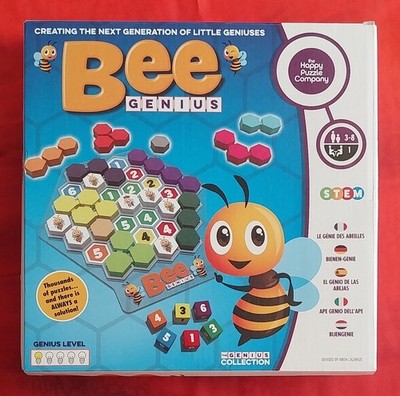 The Happy Puzzle Company Bee Genius Einzelspieler Logik Brettspiel KOMPLETT