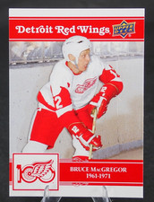 2025-26 Upper Deck Detroit Red Wings Centennial Bruce MacGregor No. 87