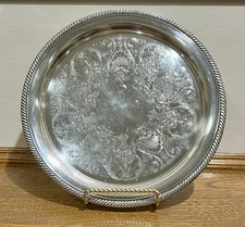 Vintage Castleton International Silver Company 10” Plate Platter Tray 671