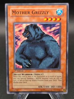 Mother Grizzly SD4-EN005 YuGiOh Structure Deck: Fury from the Deep LP