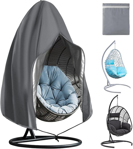 HäNgesessel Abdeckung 210D Oxford Wasserdicht Winddicht Uv-BestäNdig 190X115Cm-image
