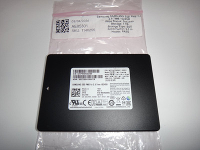 MZ7LN1T0HMJP  Samsung SSD PM871a Series 1TB TLC 2.5- 7mm DRIVE
