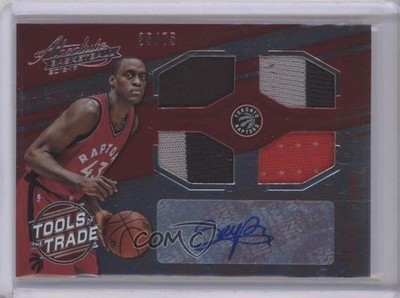 2016-17 Panini Absolute Quad 35/75 Pascal Siakam #20 Auto RC j0z