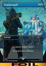 Counterspell ** FOIL BORDERLESS ** #1589 - Secret Lair Drop - CUC NM MTG