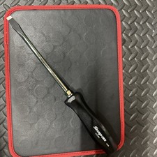 Snap-on Tools USA NEW BLACK Hard Handle 3/8" Flat Head Screwdriver SDD8A