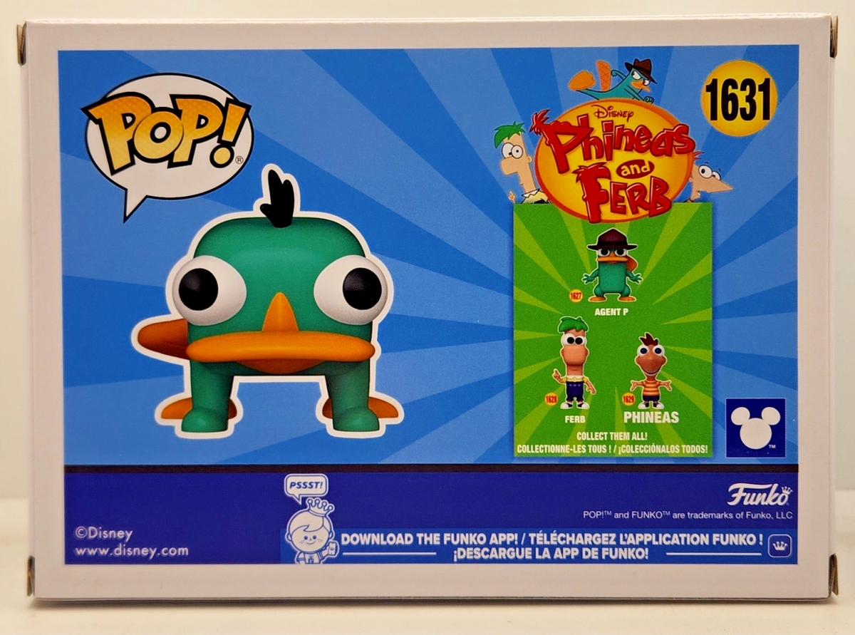 Funko POP! Perry The Platypus Phineas And Ferb #1631 [Toy Temple