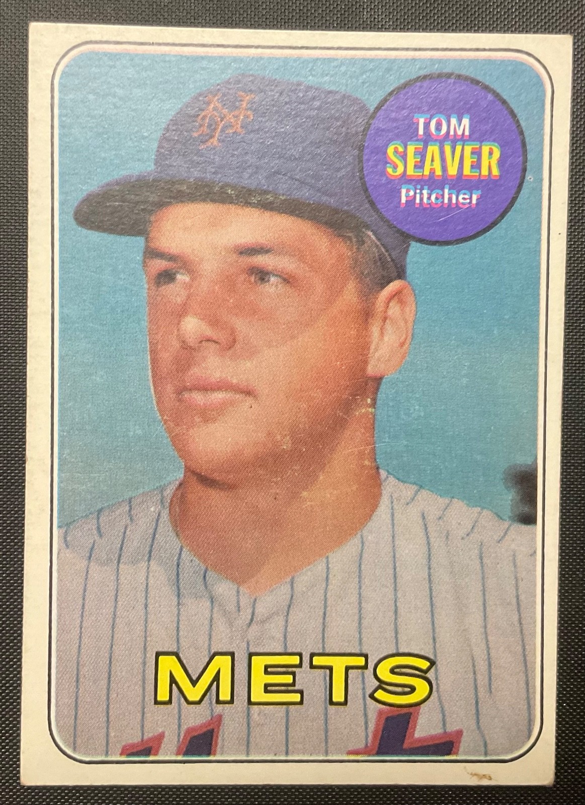 1969 TOPPS BASEBALL =  #480 TOM SEAVER = METS  = SHARP