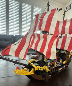Lego Pirates 6285 Black Seas Barracuda(1989) 100% complete w/box & instruction 