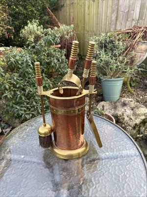 Vintage Kupfer & Messing Begleitset 