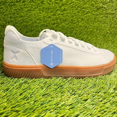 Flux Footwear Adapt Trainer White Gum Mens Size 8 Athletic Knit Shoes Sneakers