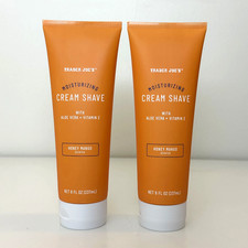 2X Trader Joe's Honey Mango Moisturizing Cream Shave Shaving Lotion 16oz total