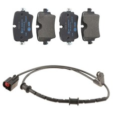 Hella Rear Low-Met Disc Brake Pad w/Sensor Kit For Jaguar F-Type 2014-2021