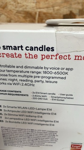 Trust WiFi CCT - E14-71297-02 Smart Bulb,Dimmable Candle Bulb,Works with Alexa - Picture 2 of 8